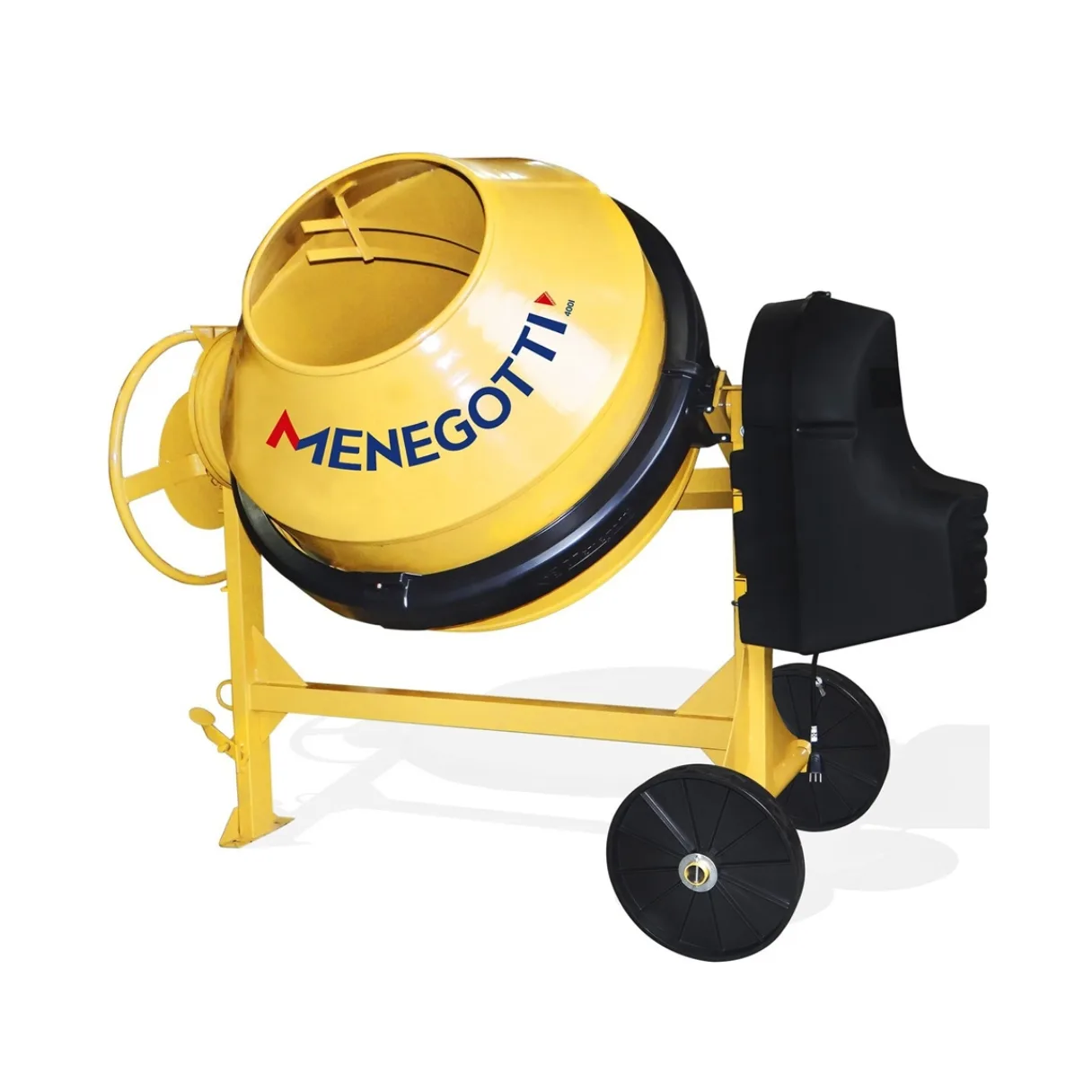 Betoneira 400L Prime 2CV Monofásica 220V C/Kit Segurança Completa Com Chave Liga/Desliga WEG - Menegotti